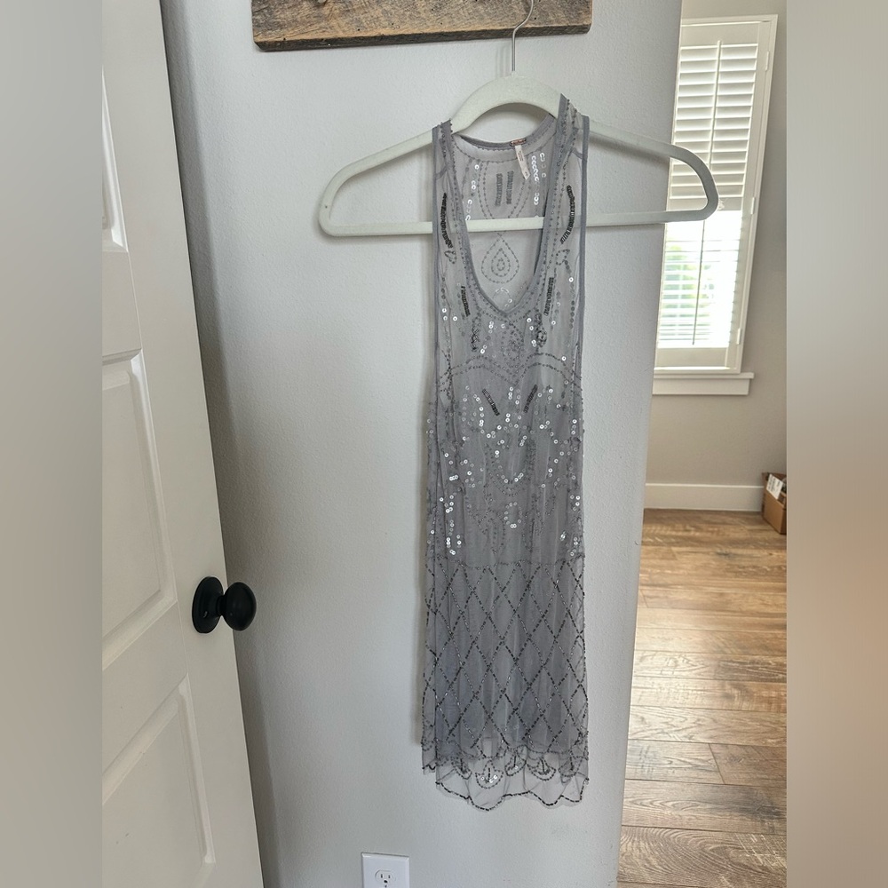 Free People Sheer Camisole Slip Dress